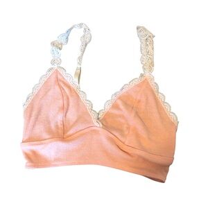 Victoria's Secret Pink Lace Trim Bra
